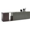 Mogg Credenza con elemento orientabile Partout Grigio Brunito