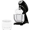 Smeg Set Impastatrice con accessorio Gelatiera Nero