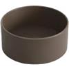 CIELO Lavabo da appoggio tondo Cielo Shui Comfort Ø 25 Cacao