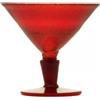 Memento Martini Glass Red