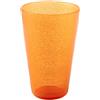 Memento Bicchiere per drink in vetro soffiato color Mandarino