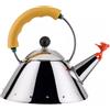 Alessi Bollitore con fischietto Alessi 9093/1 Acciaio inox Giallo