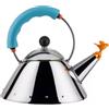 Alessi Bollitore con fischietto Alessi 9093/1 Acciaio inox Azzurro