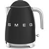 Smeg Bollitore elettrico Nero Opaco 50's Style