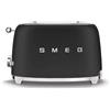 Smeg Tostapane 2 fette 50's Style Nero Opaco