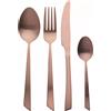 Villa d'Este - Home Tivoli Set Posate 24 pz. Villa d'Este Cut Acciaio Copper Opaco