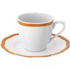 Bitossi Set 6 Tazzine da caffè Ironstone Bianco/Ocra