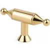 Pap Deco Maniglia Pap Deco Circus T-bar Ottone