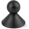Pap Deco Pomello Pap Deco Circus dot mini Ottone Nero Opaco