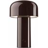 Flos Lampada da tavolo ricaricabile Flos Bellhop Marrone
