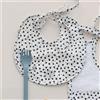 Blumarine Home Bavaglino neonato Blumarine Baby Malù Bianco/Nero