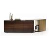 Mogg Credenza con elemento orientabile Partout Placcata in legno