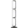 Flos Lampada da terra Flos Noctambule Floor 3 Cilindro Alto Base Piccola Nero