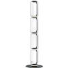 Flos Lampada da terra Flos Noctambule Floor 4 Cilindro Alto Base Grande Nero