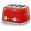 Smeg Tostapane 4 scomparti 50's Style Rosso