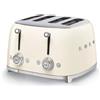 Smeg Tostapane 4 scomparti 50's Style Panna