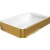 Flaminia Lavabo da incasso Flaminia Nile 62 Metal Oro Lucido