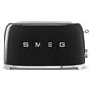 Smeg Tostapane 4 fette 50's Style Nero