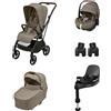 Maxi Cosi Trio Leona 2 con Navicella Sense e Seggiolino Auto Pebble 360 Pro2 + Base e Adattatori OMAGGIO - Maxi-Cosi Twillic Truffle