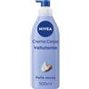 Nivea (Beiersdorf SpA) Nivea Crema Corpo Vellutante 500 ml, corpo idratante 72 ore e vellutante per pelle secca ml