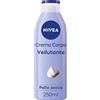 Nivea (Beiersdorf SpA) Nivea Crema Corpo Vellutante 250 ml, corpo idratante 72 ore e vellutante per pelle secca ml