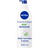 Nivea (Beiersdorf SpA) Nivea Crema Corpo Aloe Idratante 500 ml, idratante corpo 72h per pelle secca o normale ml