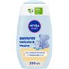 Nivea Baby Shampoo Delicato & Neutro 200 ml, bambini per una detersione delicata no lacrime ml