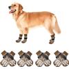Matsizen 2 Paia Calzini Antiscivolo Cane Calzini per Cani Calzini Cane Calze per Cani Antiscivolo Calzini Cane Antiscivolo con Velcro Regolabile Calze per Cani Adatto per Uso Interno Ed Esterno (L)