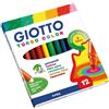 FILA S.P.A Giotto Turbo Color pennarelli in astuccio da 12 colori Assortiti