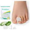 Promifun Separatori per dita sovrapposte, con estratto di aloe vera, per raddrizzare le dita a martello, correggere le dita dei piedi, allineamento dell'alluce, sollievo dall'alluce valgo (3