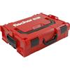 Fischer L Boxx FLB 136 Valigetta Porta Attrezzi Impilabile e Agganciabile, Cassetta Utensili Espandibile, Vuota, Compatibile per Sortimo, 508137, Rosso, Vuota