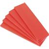 QUARKZMAN 100 Pezzi Spessori in Plastica 100 x 28 x 4 mm Distanziatori Piastrelle Cunei Piastre Piastre Compensazione Blocco Spessore Mobili Vetro per Finestra, Rosso