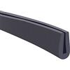 Fransande Guarnizione in Gomma Profilo a U Sigillata Guarnizione Striscia Lunghezza 10m,Larghezza 3mm,Altezza 6mm