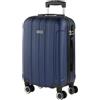 ITACA - Valigia Bagaglio a Mano 55x40x20 - Trolley Bagaglio a Mano, Trolley Cabina, Valigie, Trolley 55x40x20, Marino