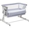 Chicco Next2Me Pop Up Culla Neonato Fianco Letto, Chiusura Compatta, Trasportabile Ovunque, Altezza Regolabile, Inclinabile, Materasso e Borsa da Viaggio Inclusi, Grey Mist