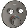 GROHE Grohtherm Smartcontrol miscelatore termostatico doccia parte esterna a 2 vie grigio antracite codice prod: 29119AL0