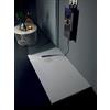 Grandform/Kinedo Piatto Doccia Natural Stone Matt 150x100 in 6 Colori - Colore : Bianco - Piletta: Piletta di Serie Double face