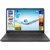 HP Notebook 250 G9, Display Laptop 15.6 Full HD, Intel Core i3 12Th, 16GB Ram DDR4, 512GB NVMe, Windows 11 Pro - Portatile Pronto all'Uso