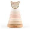 Bieco Torre Impilabile Baby REH Ella | Sostenibile FSC® | 19 cm | Gioco a Incastro in Legno con Anelli Impilabili per Bambini da 1 Anno