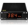 KGUSS Topping D10s Mini USB DAC ES9038Q2M XMOS XU208 PCM384kHz DSD256 Amplificatore Audio Nativo Decodificatore Nero