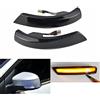 Car Passion Indicatore di direzione Freccia Specchietto laterale LED Compatibile con Ford Focus MK2 MK3 2008-2016 Mondeo MK4 2011-2015 Luce Dinamico Progressivo Fumè Nero (Focus MK2 MK3 Mondeo MK4)