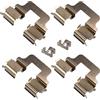 AERZETIX - C72306 - Kit di accessori, pastiglie freno a disco - lato di montaggio asse posteriore - compatibile con numeri OE 00612 45000