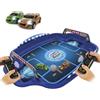 Ninco - NincoRacers Goalcars Supercup | Set da 2 Auto Radiocomandate 1:64 con Palla e Stadio Futuristico 70 x 50cm | Luci LED Batterie Incluse 2.4GHz | Gioco RC Calcio 6 anni in su (NH93181)
