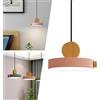 Mengjay Lampada A Sospensione LED Tavolo Da Pranzo Lampadario,Industriale Retro Light Lampada a Soffitto,Metallo Moderna Lampadario per Soggiorno Sala Da Pranzo Camera (Rosa)