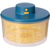 Generico Centrifuga per insalata elettrica, disidratatore per centrifuga per insalata per frutta e verdura,Centrini per insalata di grande capacità - Miscelatore elettrico per insalata, ricarica USB, compatto,