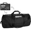 BRUBAKER Borsa da Viaggio Pieghevole - Duffle Bag 110L Nero - Borsa Sportiva Trasformabile Weekender - Grande Borsa Pieghevole per Viaggi, Vacanze, Fitness - Borsa Leggera per Uomini e Donne