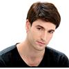 NIDONE Parrucca da uomo capelli corti, parrucca di ricambio di capelli da uomo, parrucca da uomo regolabili parrucca realistiche parrucca di parrucca corta naturale parrucca maschio - marrone chiaro
