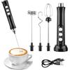 NVIYAM Frullino Montalatte, Schiumatore Latte Elettrico, USB Ricaricabile Montalatte Elettrico con 3 Frullino in Acciaio Inox, 3 Velocità Regolabili, per Cappuccino, Latte, Matcha, Caffè, Cioccolata
