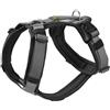 HUNTER Imbracatura per cani Maldon UP, colore nero/grigio, morbida imbottitura e confortevole, altamente riflettente grazie alla Scotchlite 3M, regolabile in 4 posizioni, con manico imbottito (da