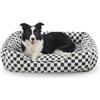 FURTIME Cuccia Cane Interno, Cuccia Cane Antiscivolo, Letto per Cani in Peluche Confortevole, Anti-Ansia, Lavabile, Adatto per Border Collie e Labrador Retriever, 76×61×23 cm